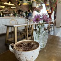 Mushroom mocha  at The Moth Cafe - Downtown in Edmonton