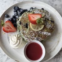 GF pancakes — so good!   at The Moth Cafe - Downtown in Edmonton