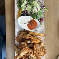 Chips n' shrooms at The Moth Cafe - Downtown in Edmonton