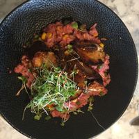 Rissoto (so good but too spicy for me) at The Moth Cafe - Downtown in Edmonton