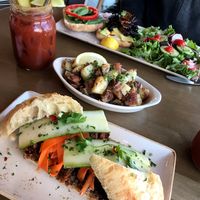 Bahn mi and hash at The Moth Cafe - Downtown in Edmonton