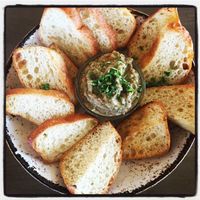 Vegan pate at the Moth. So yummy! at The Moth Cafe - Downtown in Edmonton