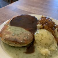 Pie, mash, gravy and liquor  at Goddards at Greenwich in South East London