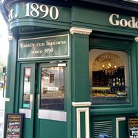 Entrance to Goddards at Goddards at Greenwich in South East London