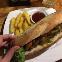 Vegetable sandwich without cheese, very flavoursome at Viet Emotion in Sapa