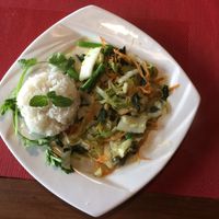 Rice with seasonal vegetables, I can't remember what it was called on the menu but it was delicious at Viet Emotion in Sapa