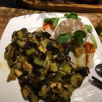 Honey Eggplant with Tofu added at Viet Emotion in Sapa