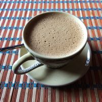 Coconut coffee without any diary (condensed milk). at Le Gecko in Sapa