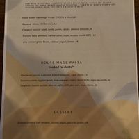 Omg this was amazing . I had the potatoes and the pasta with eggplant purée . Absolutely Devine ❤️❤️🌱this is a vegan menu 👍  at La Casina  in Naturaliste