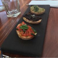 Bruschetta starter  at La Casina  in Naturaliste