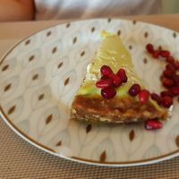 Mango cheesecake at SOJI in Marseille