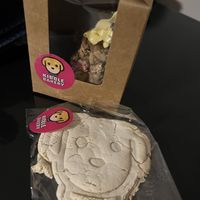 Cake and biscuit for my dogs!  at Kibble Bakery in Skipton