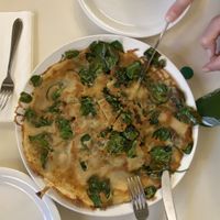 Crispy spinach vegan pancake   at Pancakes - Prins Hendrikkade in Amsterdam