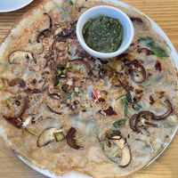 My huge pancake!!  at Pancakes - Prins Hendrikkade in Amsterdam