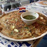 Veggie and pesto Dutch pancake   at Pancakes - Prins Hendrikkade in Amsterdam