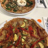 Vegan no. 15, vegetarian no. 12 at Pancakes - Prins Hendrikkade in Amsterdam