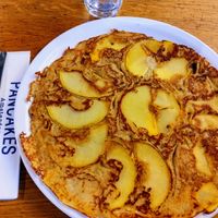 Apple dutch pancake at Pancakes - Prins Hendrikkade in Amsterdam