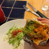 Vegan burrito  at Sunrise Tacos in Bangkok