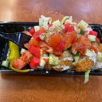 Falafel salad at Op Saj in Utrecht
