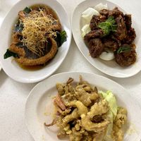 Yummy food  at SHU Vegetarian 蔬方斋 in West Singapore