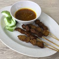 Satay at SHU Vegetarian 蔬方斋 in West Singapore