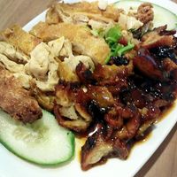 Yummy Veg Chicken & Roasted Veg Char Siew at Maitree Cafe 慈素轩 in Central Singapore