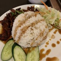 Char Siew Rice at Maitree Cafe 慈素轩 in Central Singapore