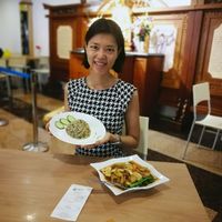 1. Pickled Olive Fried Rice SGD3.50
2. Hor Fun SGD4.50 at Maitree Cafe 慈素轩 in Central Singapore