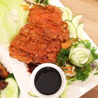 脆皮 Crispy Skin at Maitree Cafe 慈素轩 in Central Singapore