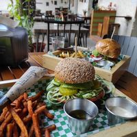  at La Bruja Vegan Foods in Antigua