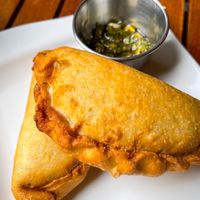 Empanadas   at La Bruja Vegan Foods in Antigua