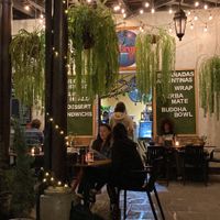 The front  at La Bruja Vegan Foods in Antigua