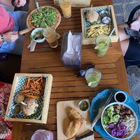   at La Bruja Vegan Foods in Antigua