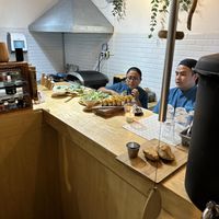   at La Bruja Vegan Foods in Antigua