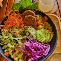  at La Bruja Vegan Foods in Antigua