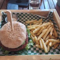  at La Bruja Vegan Foods in Antigua