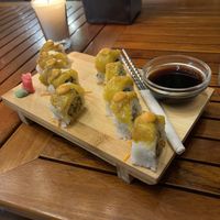 Magma sushi rol  at La Bruja Vegan Foods in Antigua