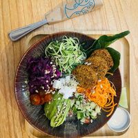  at La Bruja Vegan Foods in Antigua