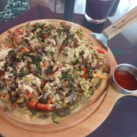  at La Bruja Vegan Foods in Antigua