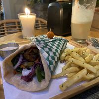   at La Bruja Vegan Foods in Antigua