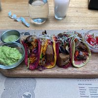   at La Bruja Vegan Foods in Antigua