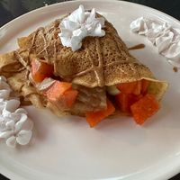 Crepe  at La Bruja Vegan Foods in Antigua