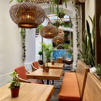   at La Bruja Vegan Foods in Antigua