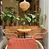   at La Bruja Vegan Foods in Antigua