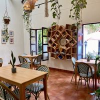   at La Bruja Vegan Foods in Antigua