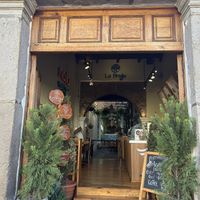   at La Bruja Vegan Foods in Antigua