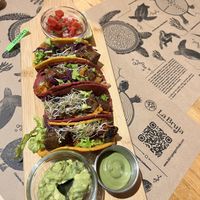   at La Bruja Vegan Foods in Antigua