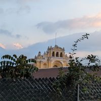 From the rooftop! at La Bruja Vegan Foods in Antigua