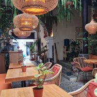  at La Bruja Vegan Foods in Antigua