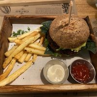   at La Bruja Vegan Foods in Antigua